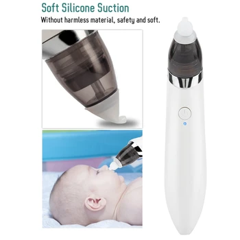 

USB Electric Baby Nasal Aspirator Nose Cleaner Snot Sucker Nasal Suction Machine Massage Relaxation