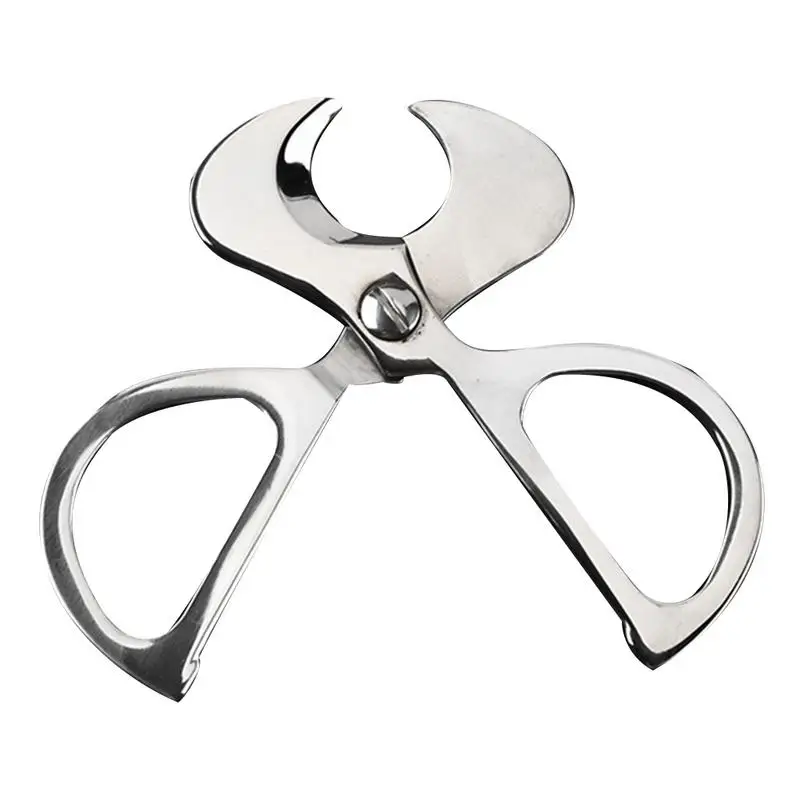 

Mini Stainless Steel Cigar Cutter Metal Cigarette Scissor