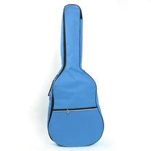 Gig Bag чехол Мягкие мягкие ремни для народная Акустическая гитара 39 40 41 дюймов небесно-голубой