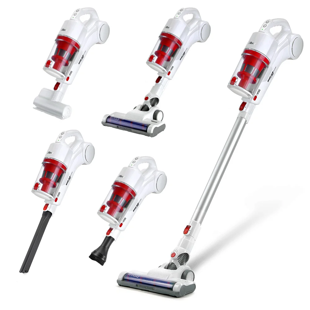 

Dibea DW200 Pro 2 in 1 Handheld Stick Cordless Vacuum Cleaner Advanced Strong Suction Dust Collector With Wall Hanging Rack
