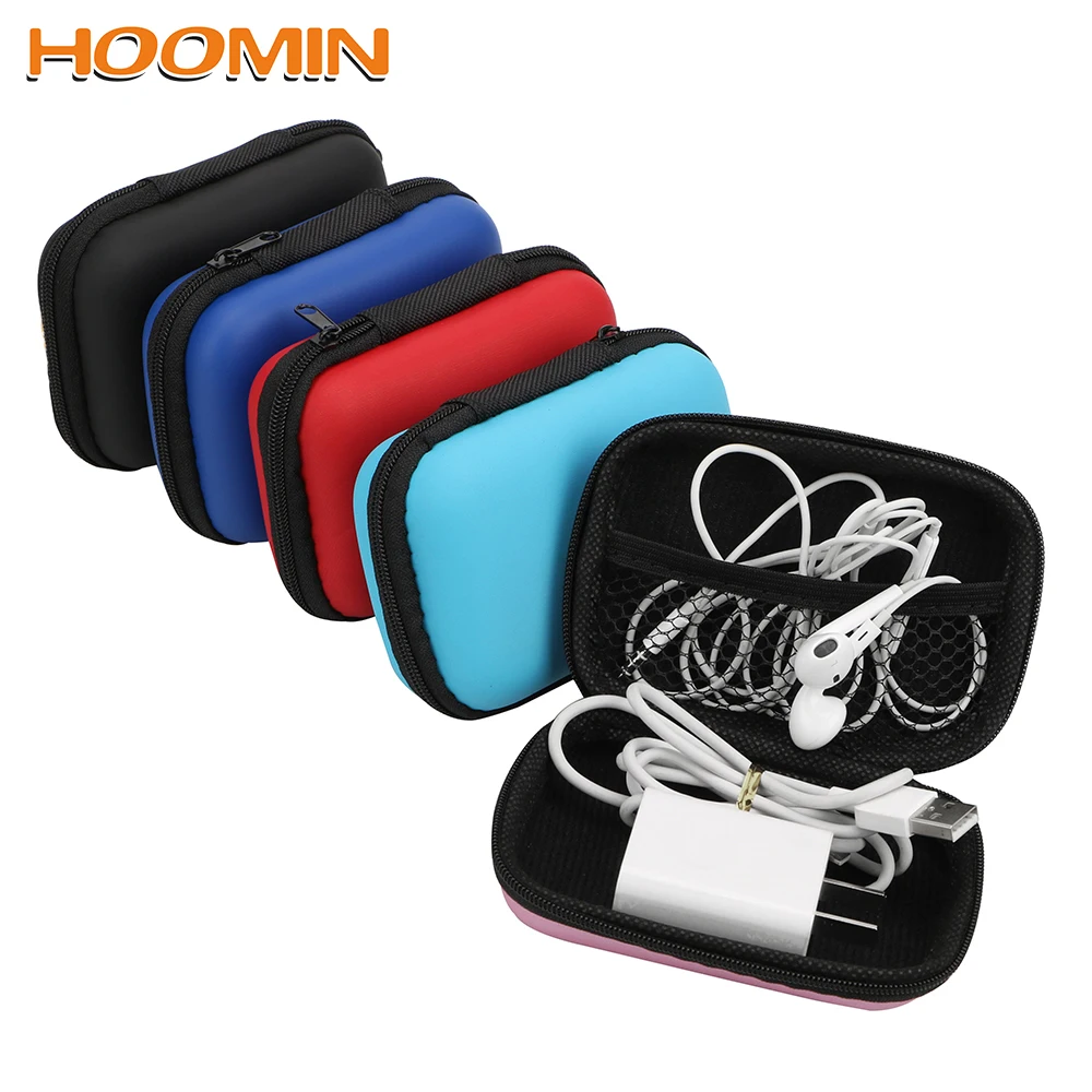 HOOMIN многофункциональная сумка для цифрового хранения USB кабеля наушников