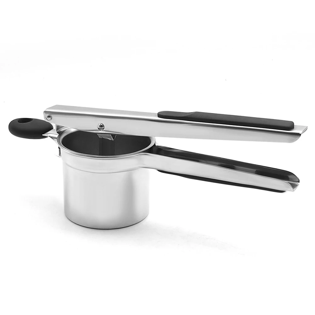 

Baking Mud Kitchen Potato Masher Cooking Stainless Steel Press Cutter Tools Anti-slip Handle