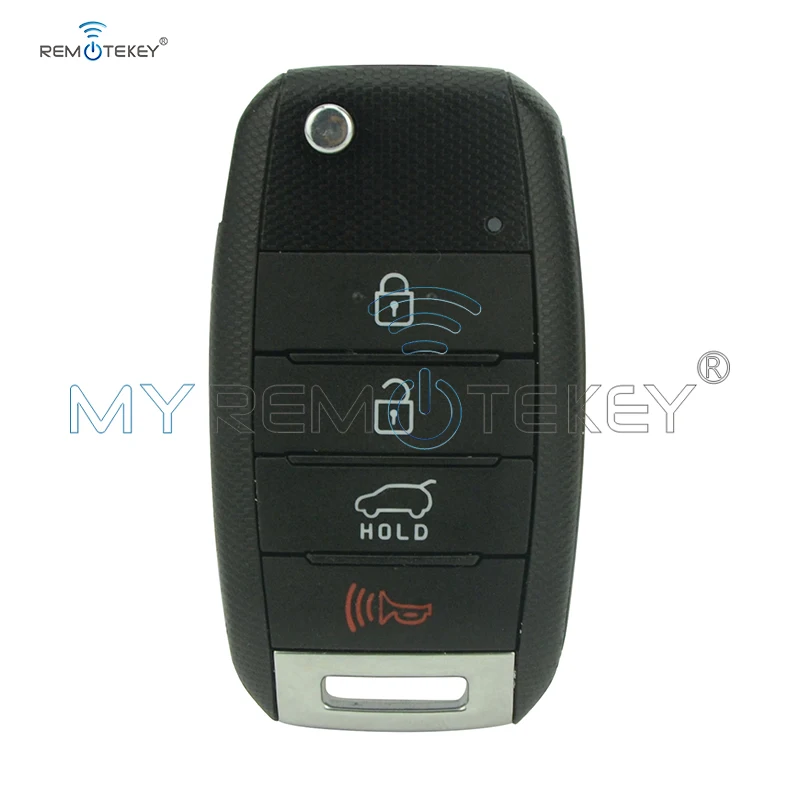 

Remtekey NYODD4TX1306 Replacement Flip Remote Car Key Fob 4 Button for Kia Sportage 2014 2015