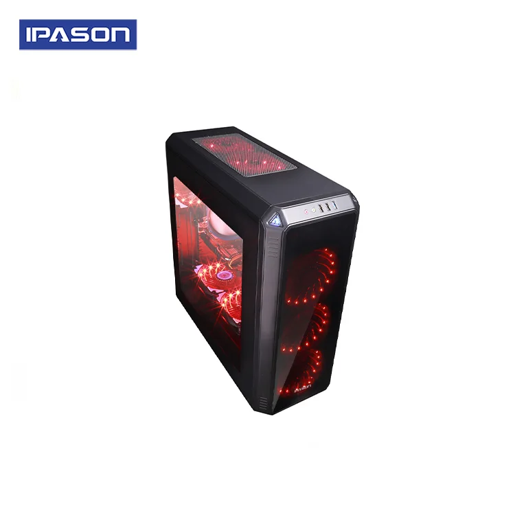  6-Core Gaming PC IPASON A5+AMD Ryzen5 2600 DDR4 8G 2666 RAM 120G SSD Dedicated Card RX580 8G PUBG G