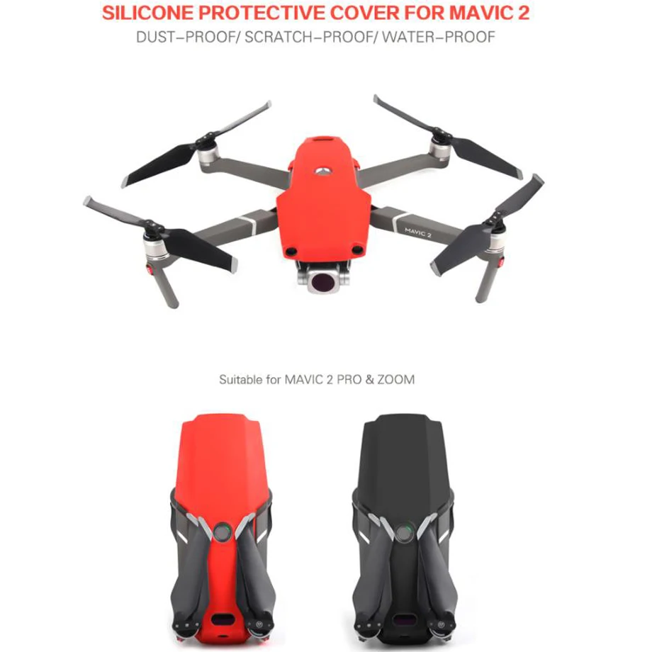 

Mavic 2 Pro/Zoom Scratch-proof Silicone Protective Body Cover Fuselage Protection Body Protector Case for Drone Accessories