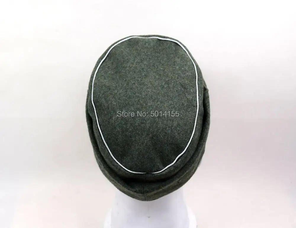 Collectable German Officer M43 WH EM field  Panzer Wool Cap Hat Green 6