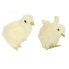 Желтый моделирование курица милая форма животного полиэтилен орнамент Открытый Двор Сад Искусство Декор животных