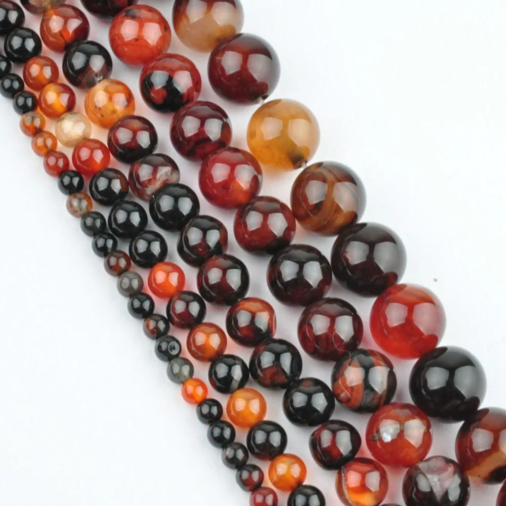 

New High Quality 5A+ Brown Crystal Round Stone Beads DIY Bracelet Jewelry 4MM 6MM 8MM 10MM 12MM Wholesale