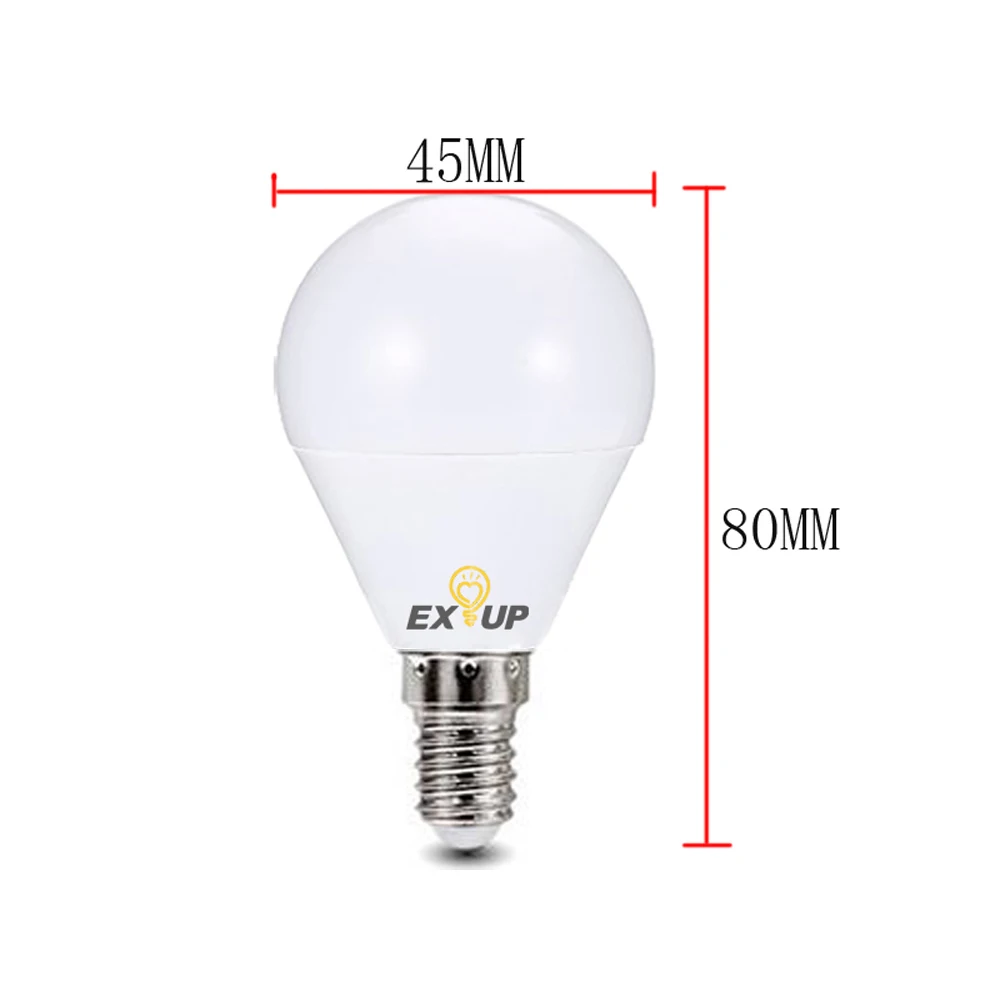 7W E14 LED 110 130V светодиодные лампы прожектора лампа Глобус лампочки матовые