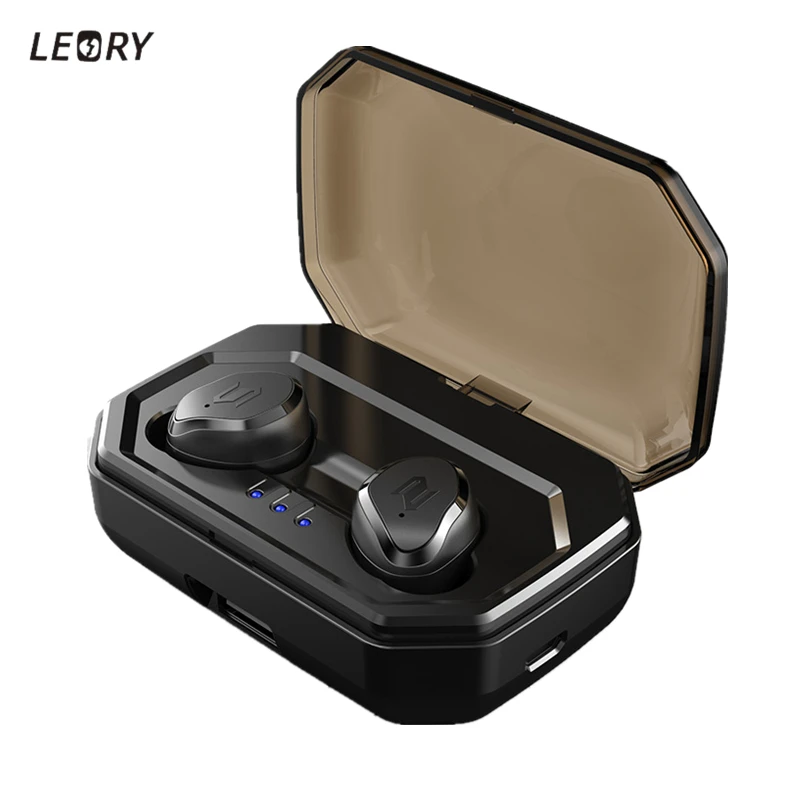 

bluetooth 5.0 TWS True Wireless Earphone Touchable IPX6 Waterproof Noise Cancelling 3000mAh Charging Box Power Bank HiFi Earbuds