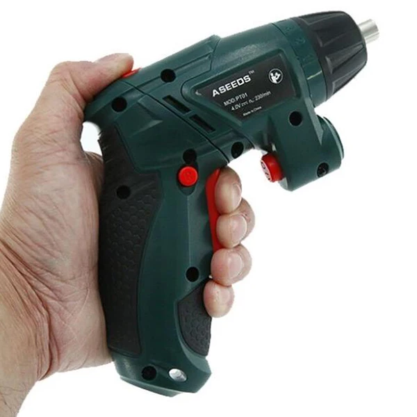 

New Foldable Electric Screwdriver Multi-Tools Torque Control Screwdriver Set EU Adapter With 5pcs Drill Bit