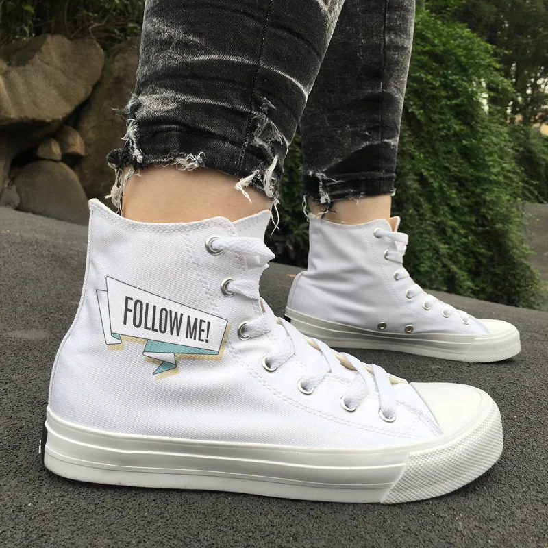 

Originality Fund Shoes English Slogan LIKE IT Design And Women Fashion Canvas A Piece Of Hair-ALEX