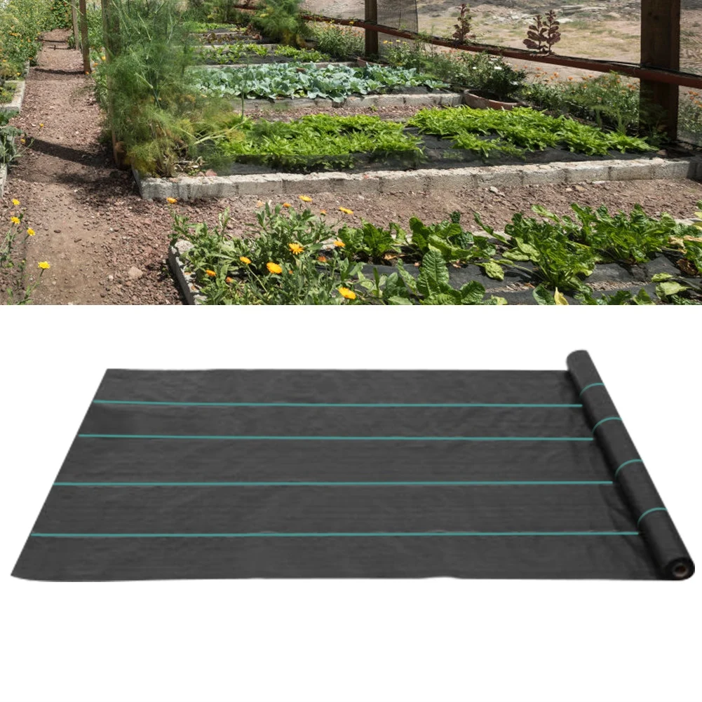 

Zerodis Garden Ground Control Fabric Plant Ground Cover Barrier Fabric for Garden Home Use