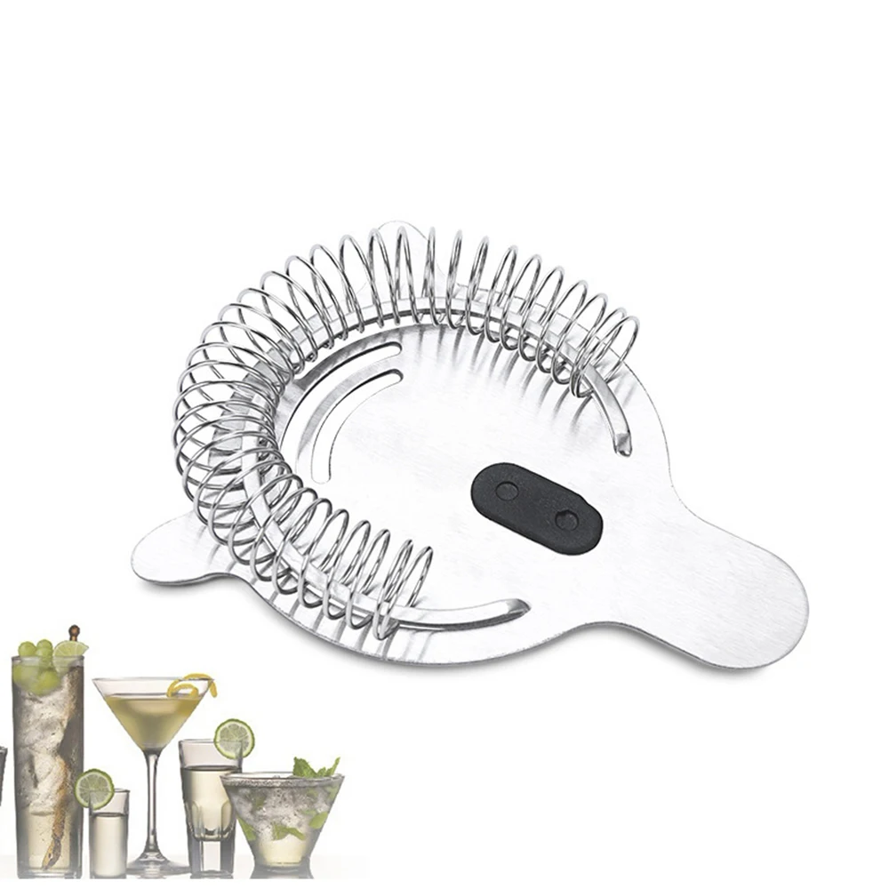 

Strainer Stainless Bartender Cocktail Shaker Bar Wire Mix Drink Ice Strainer Ice Filter Cocktail Bar Accessories Tools