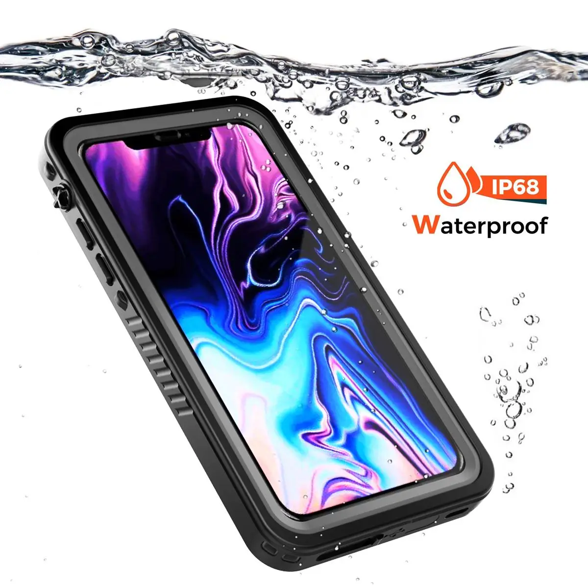 IP68 Waterproof phone cases for For iPhone Xr Case 360 Degree