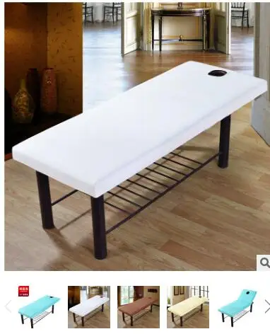 

Soft Massage Bed Cover Beauty Salon Massage Sheet Body SPA Treatment Relaxation Bedsheet With Face Breath Hole 190x70cm