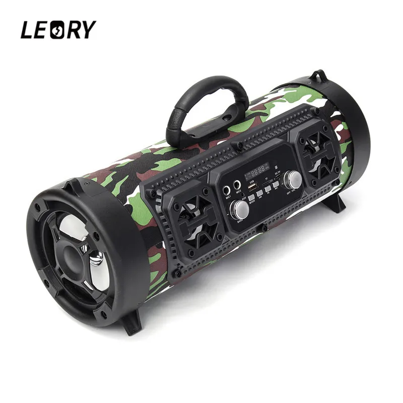 

LEORY CH-M17 Individual Wireless bluetooth Speaker Portable Surround Sound Radio Speaekr with Mic Outdoor Camping Biking Player
