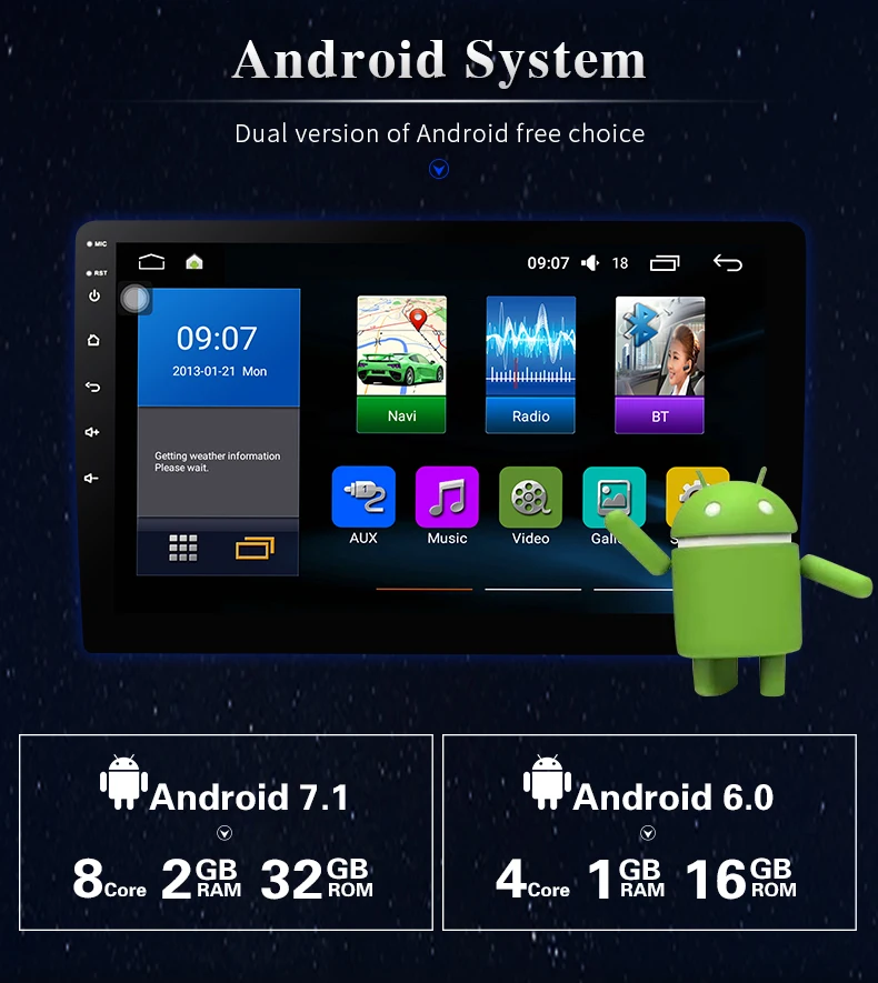 Octa Core 1024*600 Android 8,1 автомобильный DVD gps навигации плеер аудио автомобиля стерео для Toyota Vios/Yaris 2013- радио головное устройство