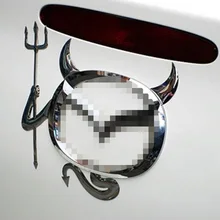 3d-стикер Devil для MAZDA 3, 6, 2, CX5, 2018, для автомобилей MAZDA 3, 6, 2, CX3, 2017, 323, 3 цвета