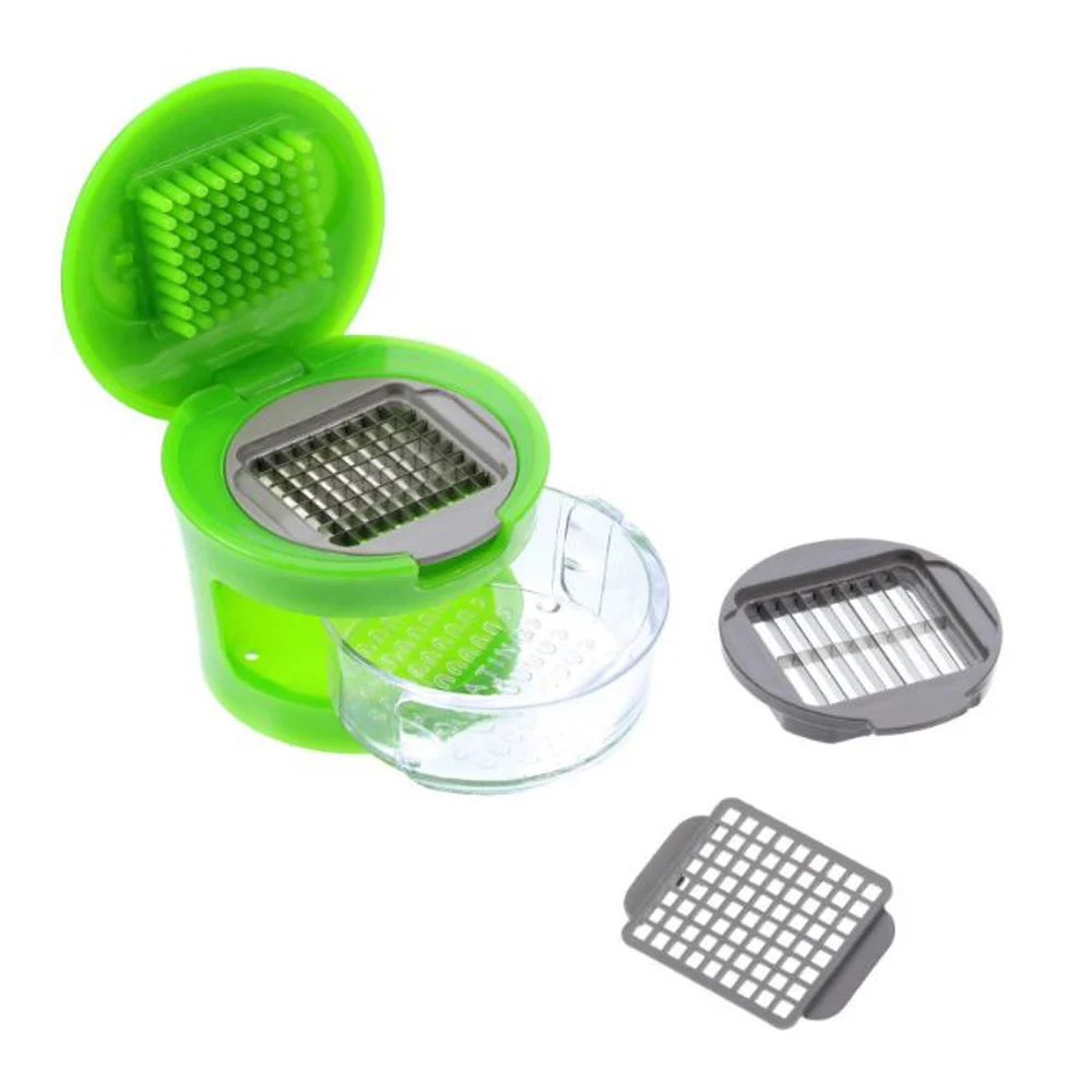 

Hot Sale Garlic Press Chopper Onion Chili Cutter Slicer Food Garlic Slicer Dicer Grater Kitchen Accessories