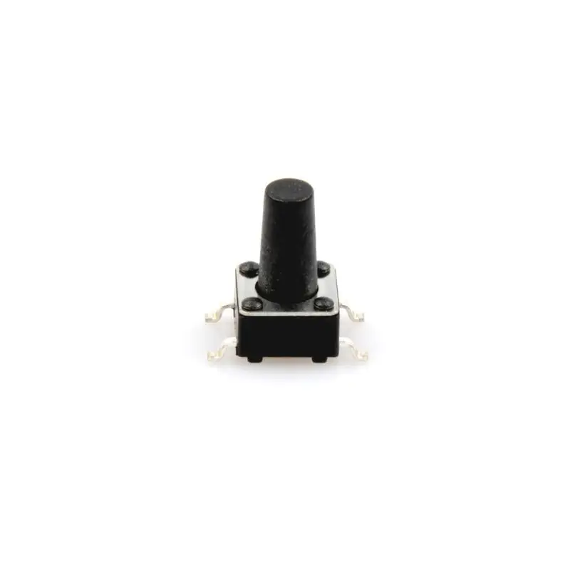 LOT50 6x6 мм 12x12 4 штифта 2 высота 3/5/6/7/10/12/15 PCB мгновенный тактильный Такт кнопочный