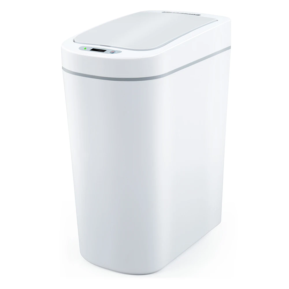 

Modern Smart Sensor Touchless Waste Bin For Home Kitchen Office Safe Durable Household Storage Bottles Built-In Smart Chip