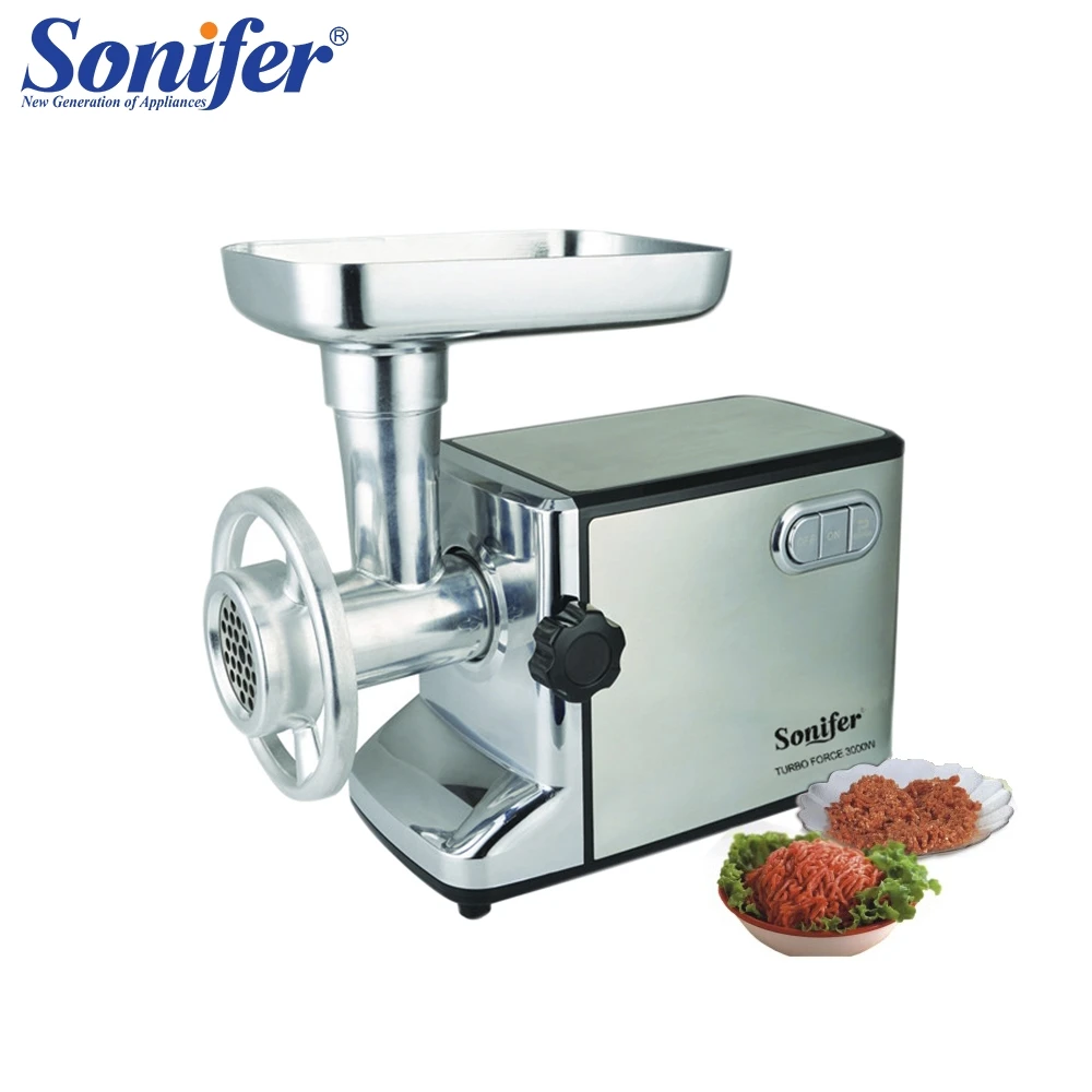 

3000W Original stainless steel Home Electric Meat Grinder Sausage Stuffer Mincer Heavy Duty Household Mincer Sonifer