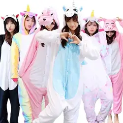 Пижама kigurumi pijama de unicornio 2019 onesies для взрослых Kigurumi Пижама для Женщин Единорог панда Пижама Onesie Пикачу