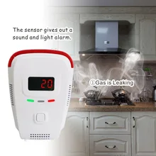 Высокочувствительный стабильный независимый будильник дым детектор внутренней безопасности детектор природного газа датчик огонь сигнализация натуральный