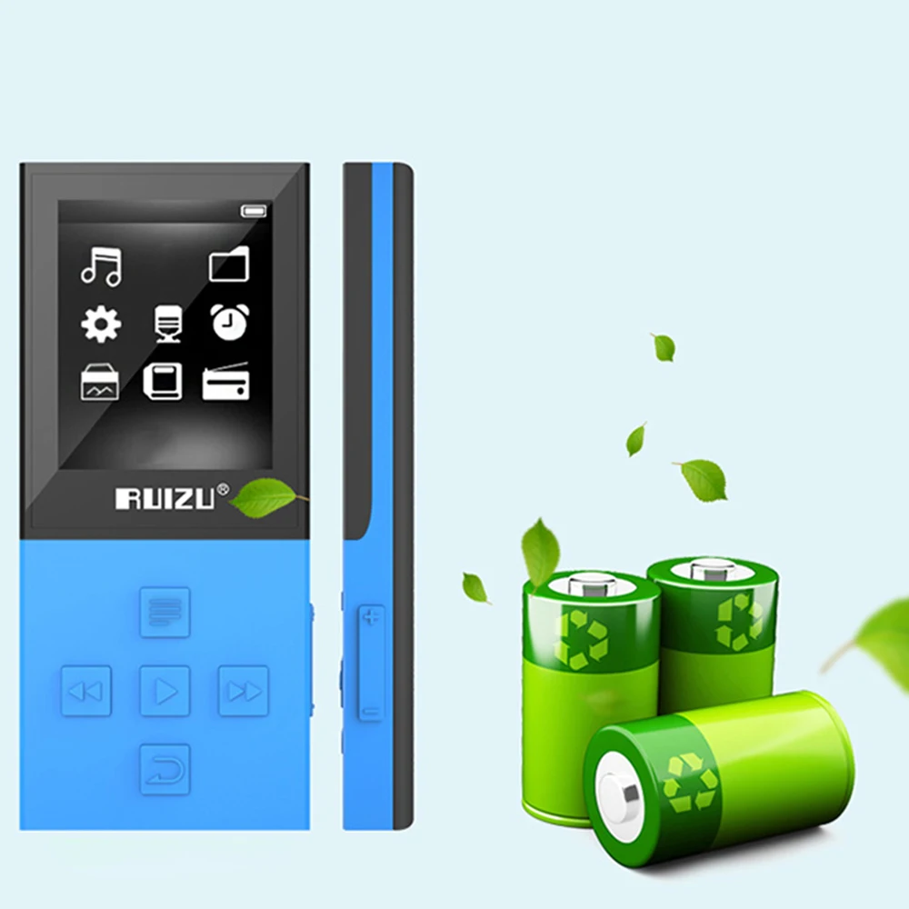 

Original RUIZU X18 Ultra-Thin 8GB Bluetooth 4.0 MP3 Music Player Support Headset Stereo Car Radio Mp3