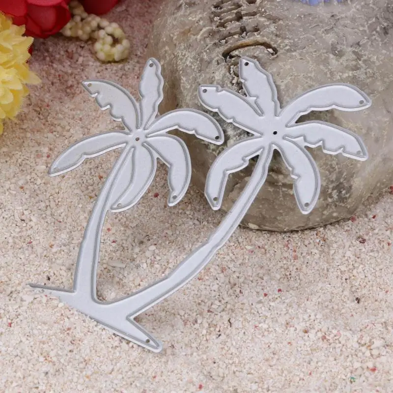

Coconut Tree Metal Cutting Dies Set Embossing Stencils for Scrapbooking/Photo Stamp DIY Craft Album Paper Card Decor Gift 2019