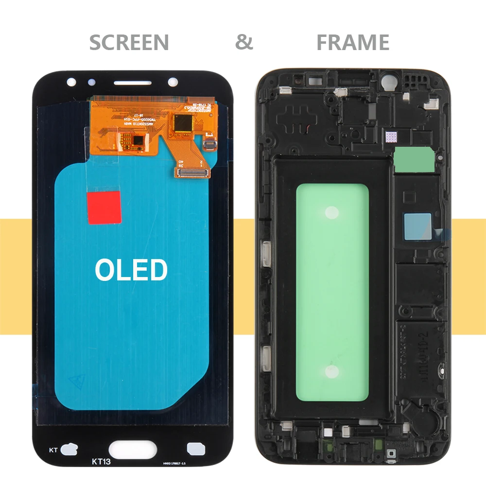 10 шт./лот OLED экран для Samsung J530 ЖК дисплей GALAXY J530F LCD сенсорный дигитайзер стекло в