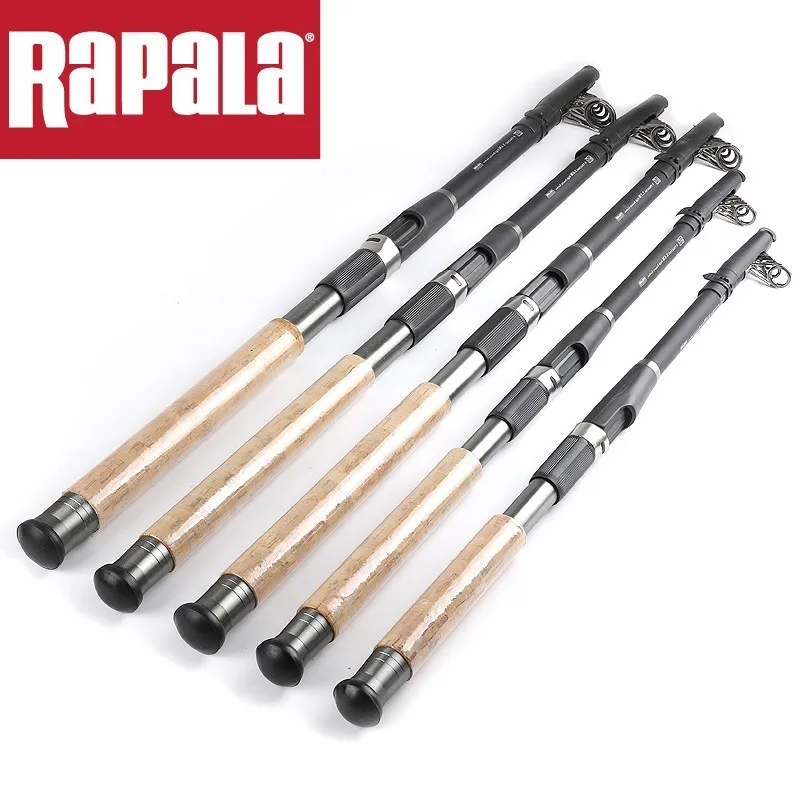 100% Rapala Thunder Stick 2 1 м 4 7 3 0 6 спиннинговая удочка телескопическая морская фидерная