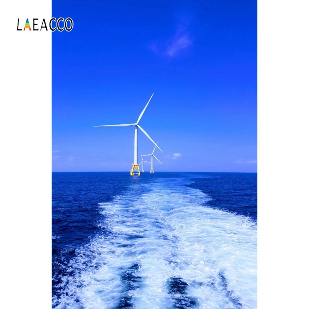 

Laeacco Outdoor View Windmill Backdrop Baby Portrait Photography Backgrounds Customized Photographic Backdrops For Photo Studio