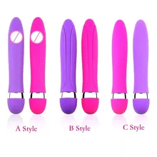 New G-spot Vibrator Dildo Vibrators Bullet Vibrator For Women AV Stick Clitoris Stimulator Vagina Massager Adult Sex Toys X082