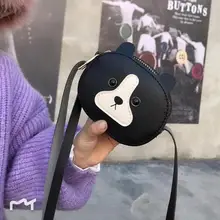 Мини Кроссбоди сумка для детей милый мультфильм животных узор из искусственной кожи Сумка кошелек bolsas feminina