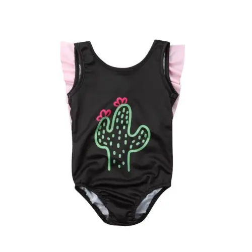 Baby Swimwear Princess Girls Kids Cactus Swimwear Bikini Tankini Swimsuit Swimming Costumes Size 1-5Y