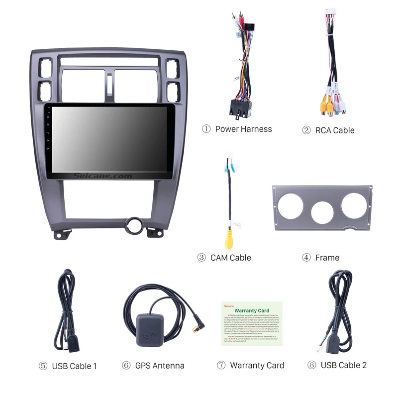 Seicane 10," Android 8,1 автомобильный Радио gps навигация мультимедийный плеер головное устройство для hyundai Tucson Левостороннее Вождение 2006-2013