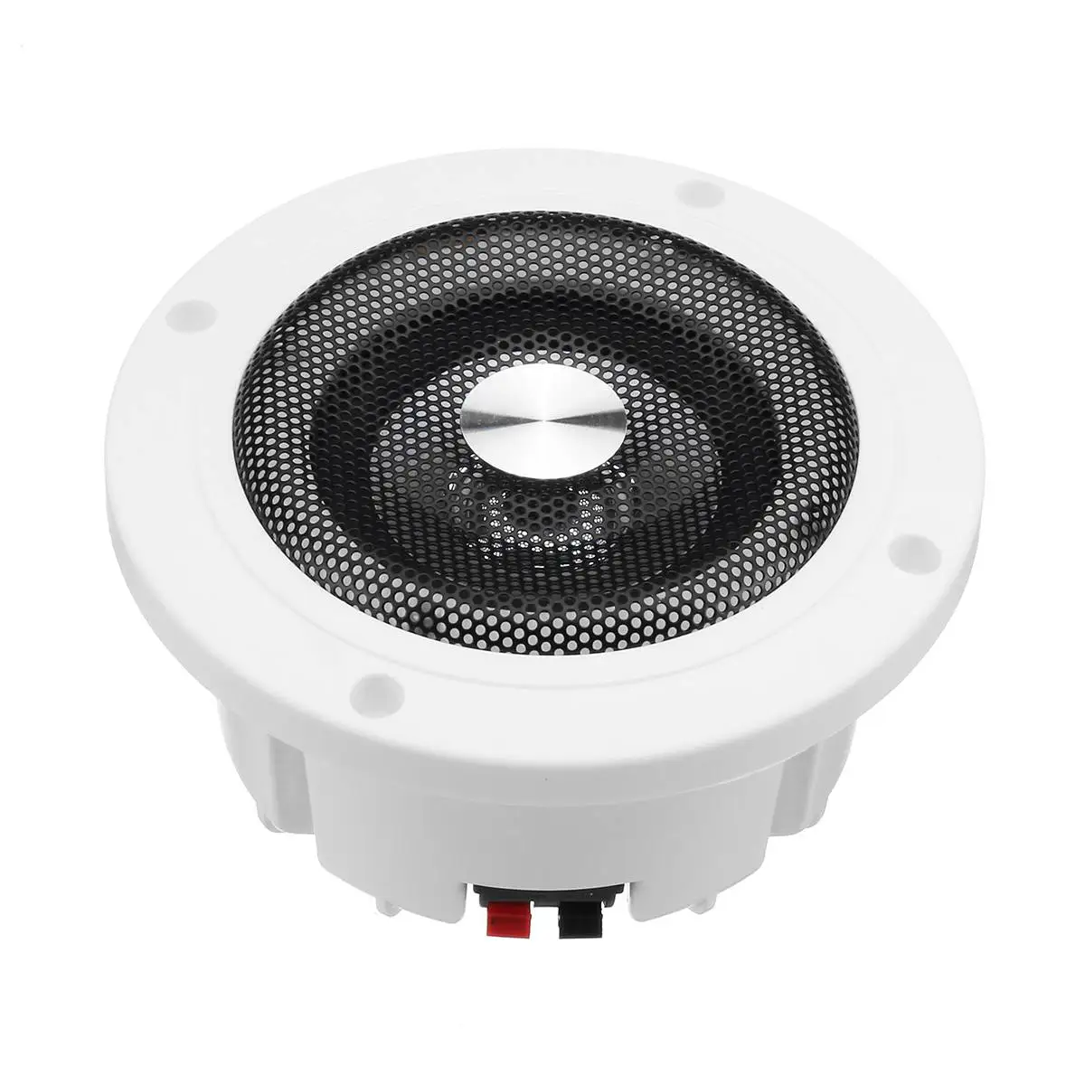 5.2inch 60W Round Ceiling In-Wall Home Audio Speakers System Flush Mount Speaker With Amplifier Ceiling Speaker