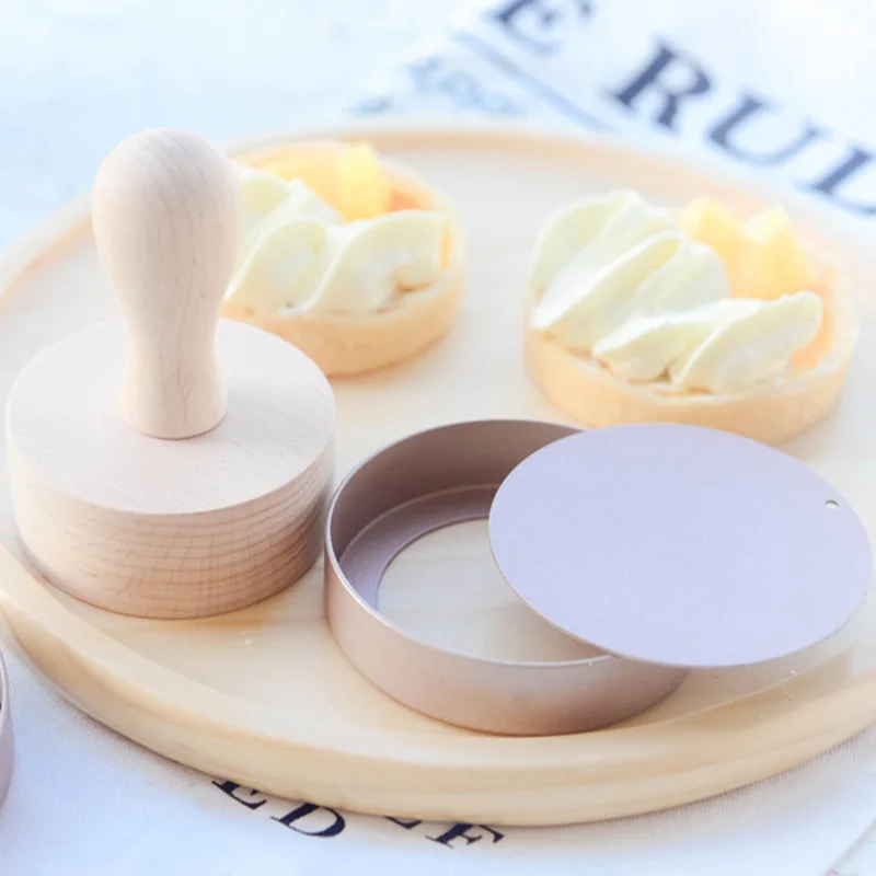 

3.5 Inches Tart Mould Practical Cake Cookies Pie Dessert Baking Tools Removable Round Egg Tart Mold Kitchen Accessories