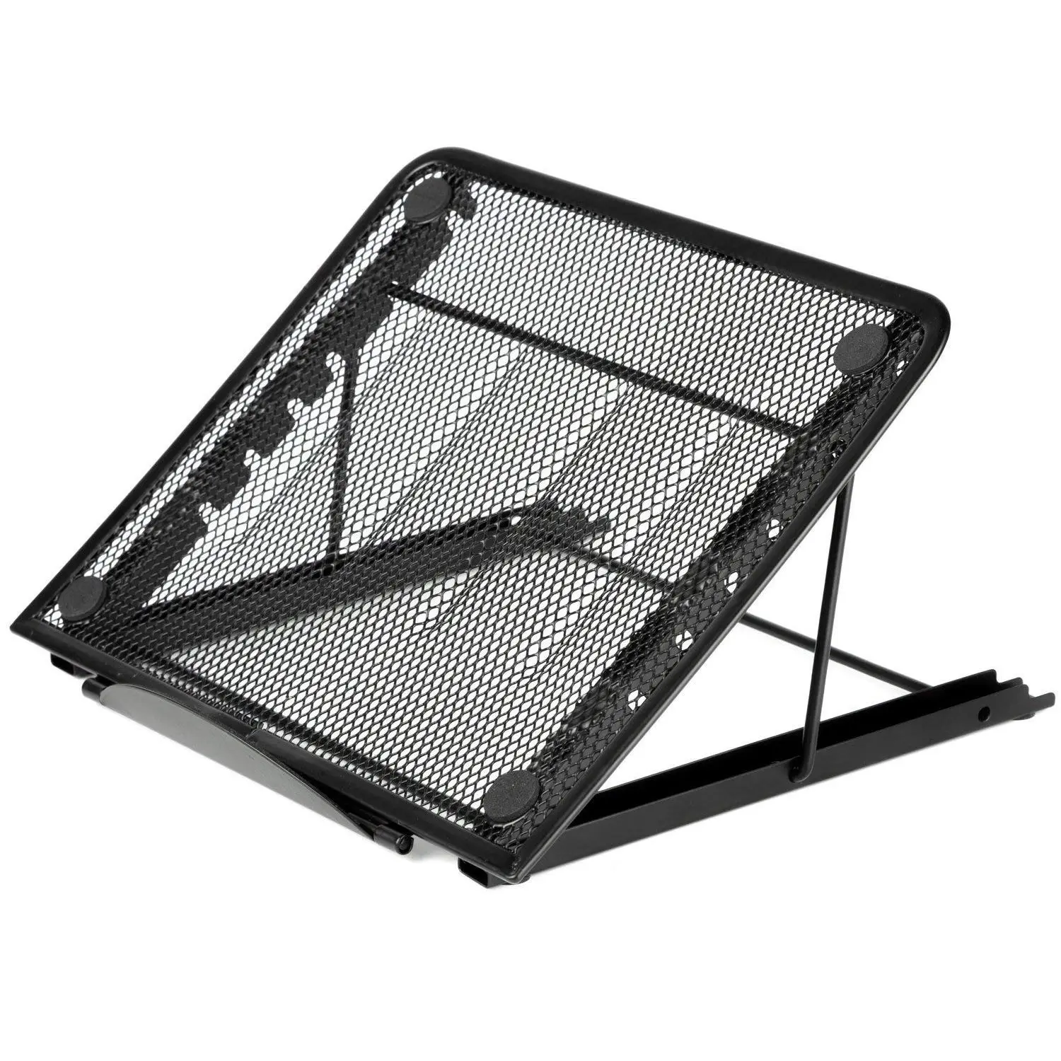  Mesh Ventilated Adjustable Laptop Stand for Laptop/Notebook /Tablet and more (Black)
