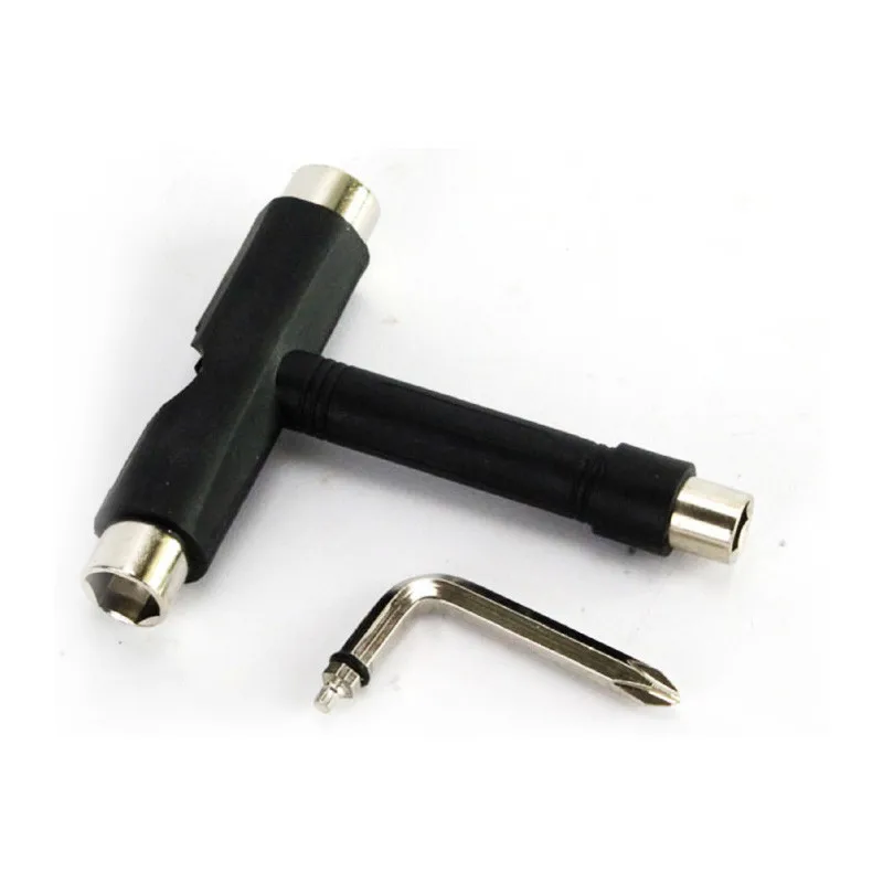 

Good Quality New Style T-type skateboard tool All in one Screwdriver Socket Multifunction Skate T-Tool Mini Kick Scooter Tool