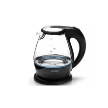 Чайник электрический ZIMBER, 2200W, 1,5 л, прозрачный
