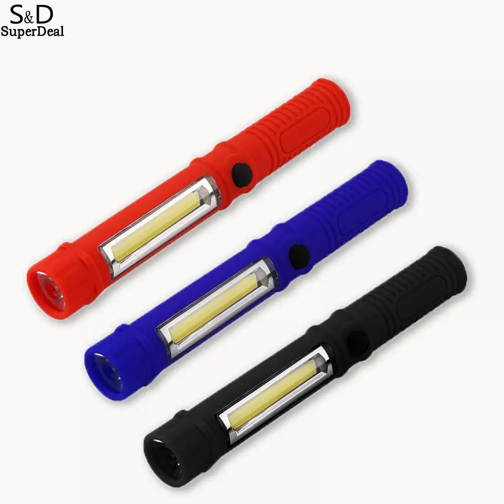 

AAA LED type pen work exploration lighting inspection light, Portable flashlight, mini multi-purpose COB battery magnetic