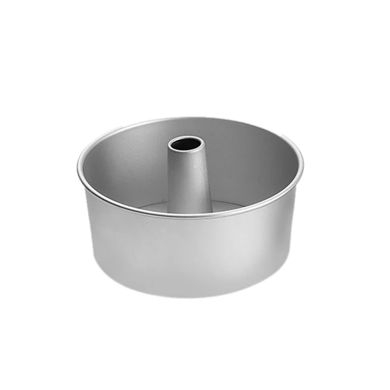Hot 6 Inch Aluminum Alloy Round Chiffon Cake Pan Removable Bottom