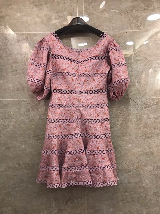 Vintage 2019 Sexy Lanterne Robe Club Femmes Parti Broderie De Printemps Manches Top Linge Évider Mini Été Qualité twfYfqZ