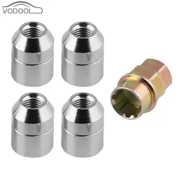 

M12x1.5 Wheel Lock Lug Wheel Nuts 4 Anti Theft Locking Nuts+1 Key Set Universal Auto Replacement Patrs