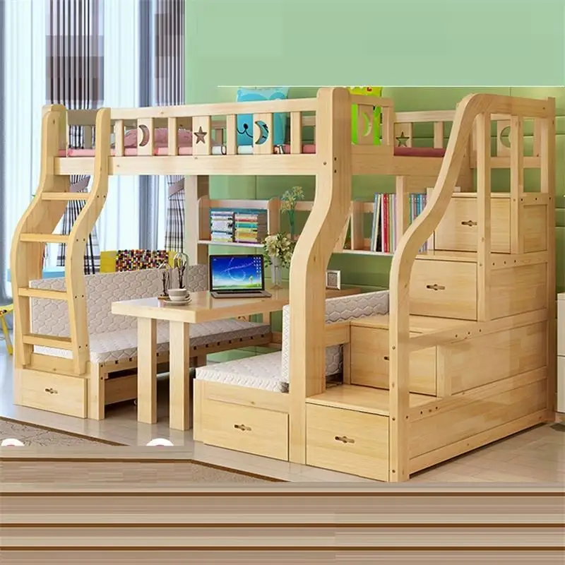 Yatak Deck Letto Matrimoniale Literas Madera Ranza Home Mobili Kids Furniture Cama Moderna Mueble De Dormitorio Double Bunk Bed