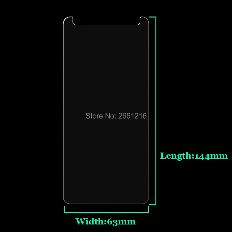 Для HOMTOM C 8 закаленное стекло 9H 2.5D премиум защитная пленка для экрана для HOMTOM C8 5,5"