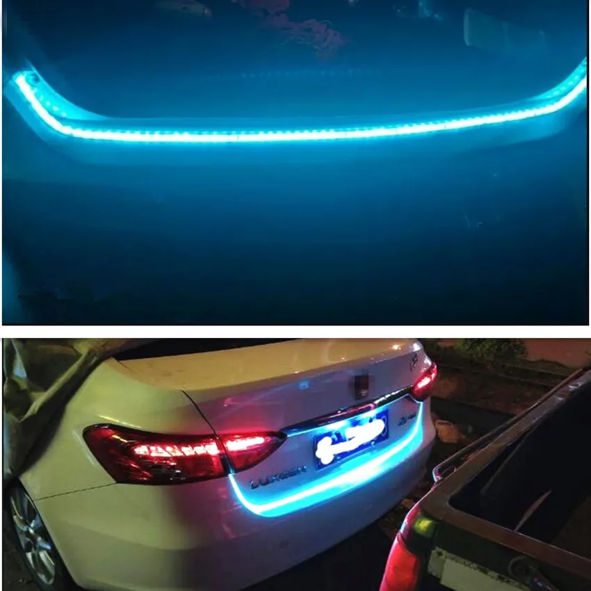 

car styling led trunk strip Light taillight for renault megane 3 bmw e30 x5 e53 audi a4 b7 nissan juke audi a4 b6 jeep wrangler